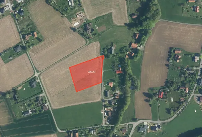 Prodej podílu pole, Horní Domaslavice, 3369 m2