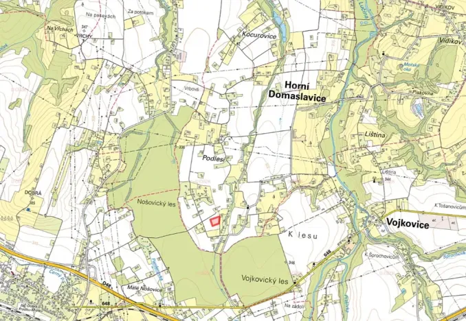 Prodej podílu pole, Horní Domaslavice, 3369 m2