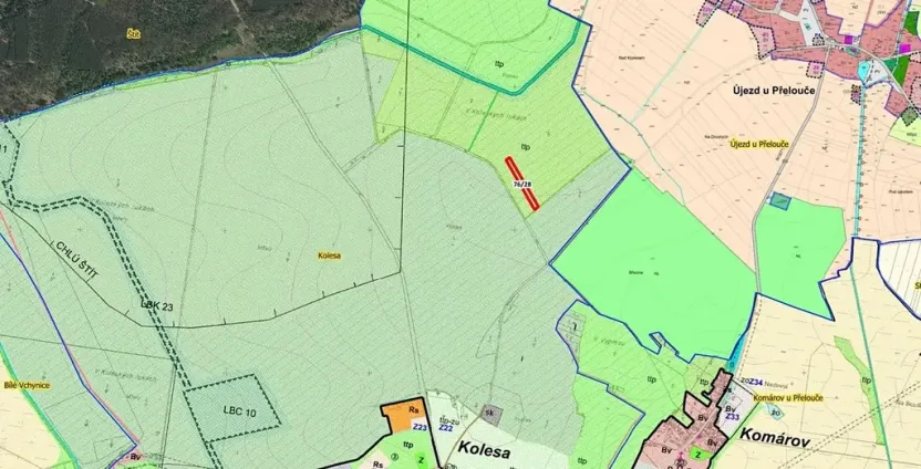 Prodej louky, Kladruby nad Labem, 3199 m2