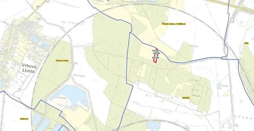 Prodej louky, Sokoleč, 5456 m2