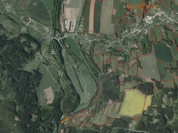 Dražba louky, Chotěvice, 3601 m2