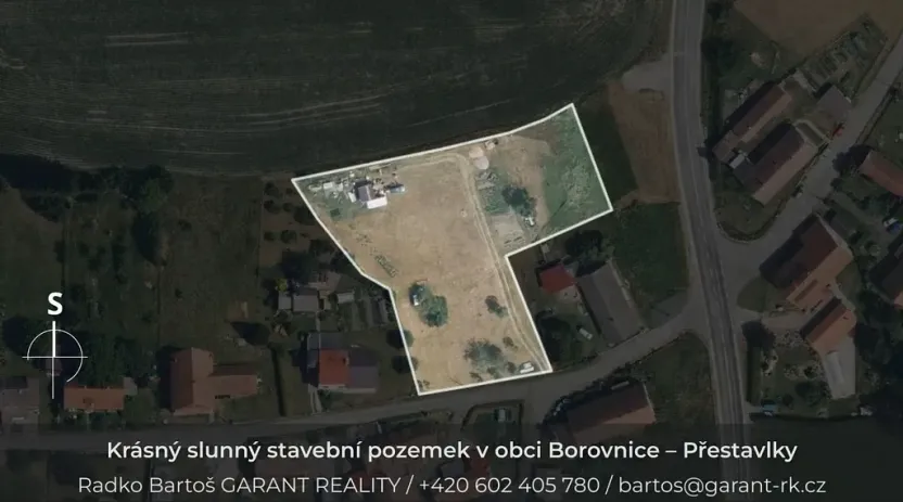Prodej pozemku, Borovnice - Přestavlky, 3744 m2