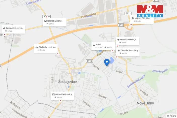 Pronájem rodinného domu, Jirny, 138 m2