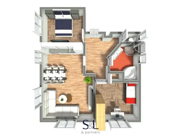 Pronájem bytu 3+kk, Chrastava, Novoveská, 100 m2