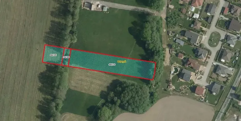 Prodej louky, Boharyně, 4624 m2