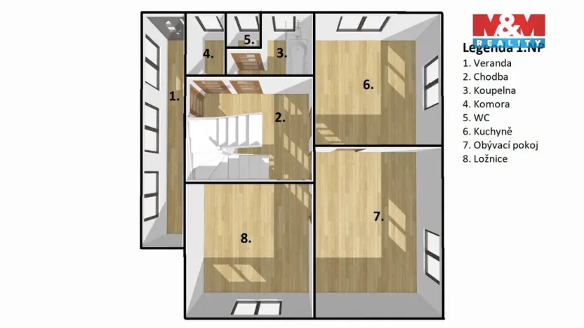 Prodej rodinného domu, Písek - Smrkovice, Novodvorská, 99 m2