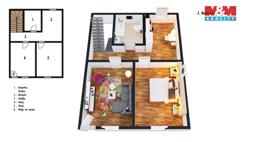 Prodej rodinného domu, Praha - Břevnov, Rejchova, 180 m2