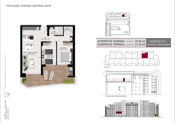 Prodej bytu 3+kk, San Miguel de Salinas, Španělsko, 70 m2