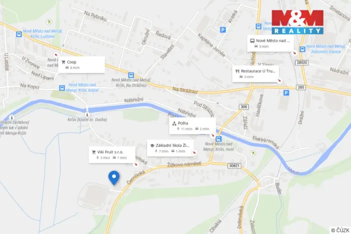 Prodej bytu 3+1, Nové Město nad Metují - Krčín, Černčická, 56 m2