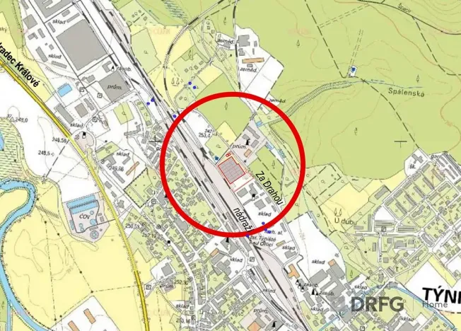 Prodej komerčního pozemku, Týniště nad Orlicí, 12076 m2