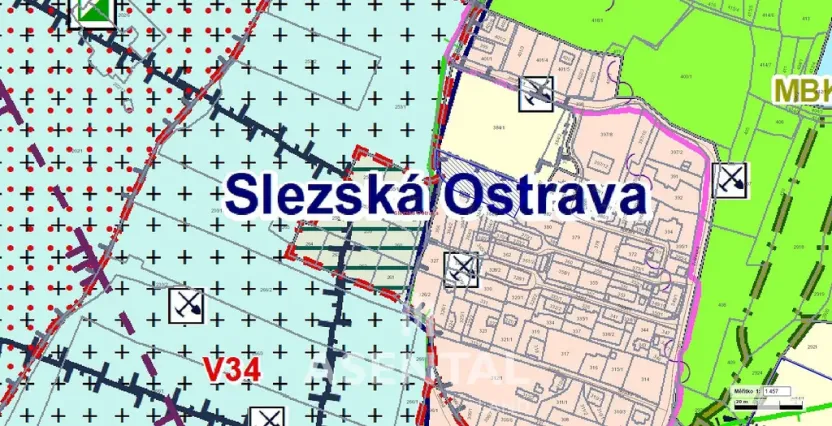 Prodej pole, Ostrava, 2239 m2