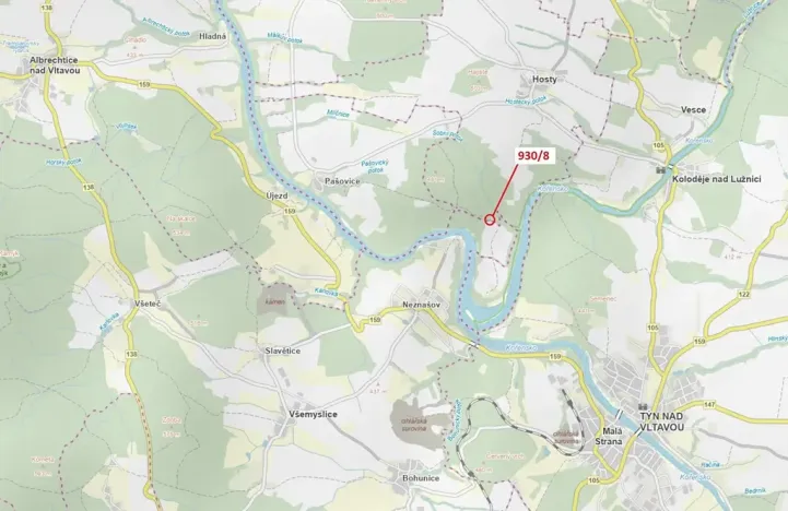 Dražba lesa, Hosty, 140 m2