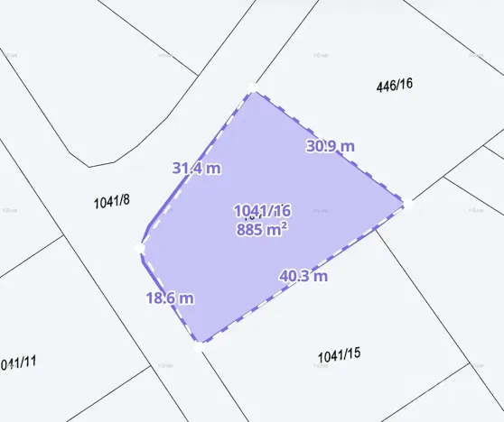 Prodej pozemku pro bydlení, Mokrouše, 885 m2