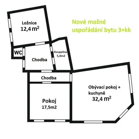 Prodej bytu 2+1, Boskovice, Havlíčkova, 82 m2