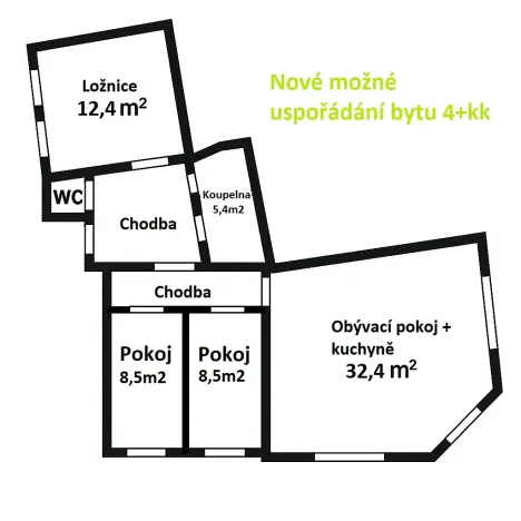 Prodej bytu 2+1, Boskovice, Havlíčkova, 82 m2