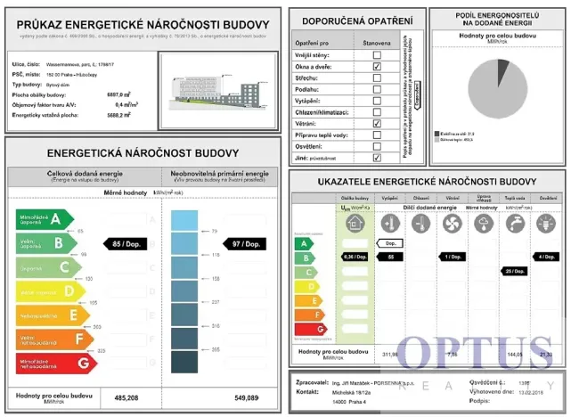 Prodej bytu 2+kk, Praha - Hlubočepy, Benešova, 52 m2
