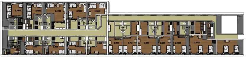Pronájem ubytování, Cheb, Pekařská, 720 m2