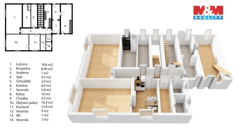 Prodej rodinného domu, Vinary, 191 m2