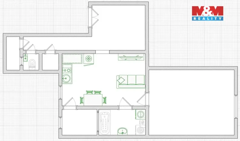 Pronájem bytu 2+1, Plzeň - Jižní Předměstí, Němejcova, 67 m2