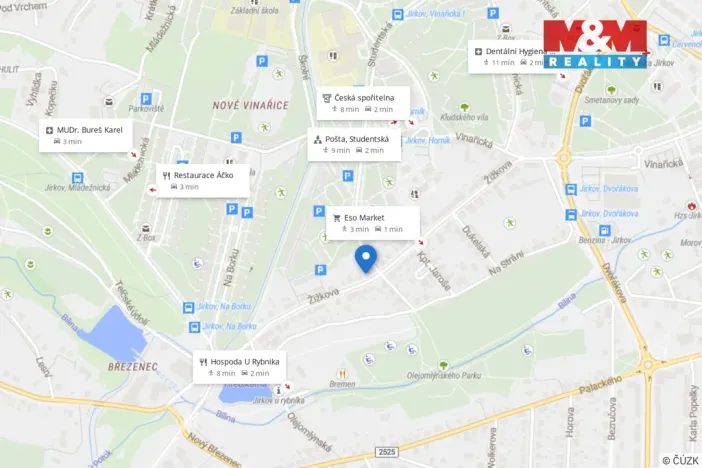 Pronájem bytu 1+1, Jirkov, Žižkova, 35 m2