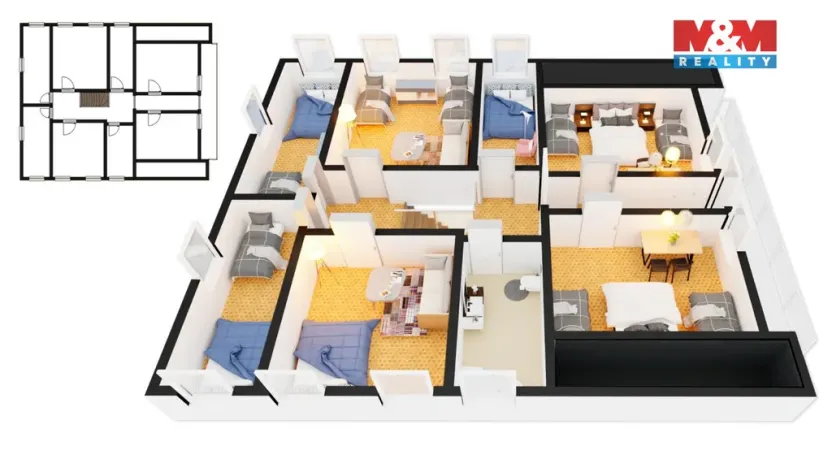 Prodej ubytování, Orlické Záhoří, 196 m2