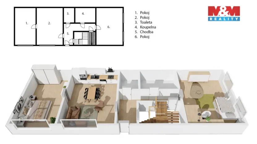 Prodej rodinného domu, Sezemice, Spálená, 77 m2