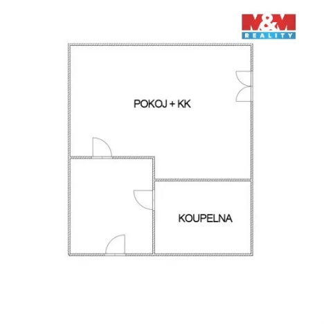 Pronájem bytu 1+kk, Příbram - Příbram VII, Jana Drdy, 29 m2