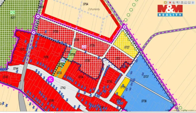 Prodej pozemku pro bydlení, Prostějov - Žešov, 1962 m2
