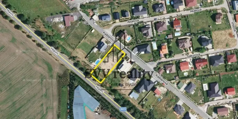 Prodej pozemku, Sulice - Želivec, Kaštanová, 1315 m2