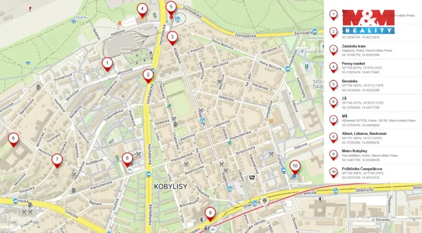 Pronájem bytu 3+1, Praha - Kobylisy, Mirovická, 76 m2