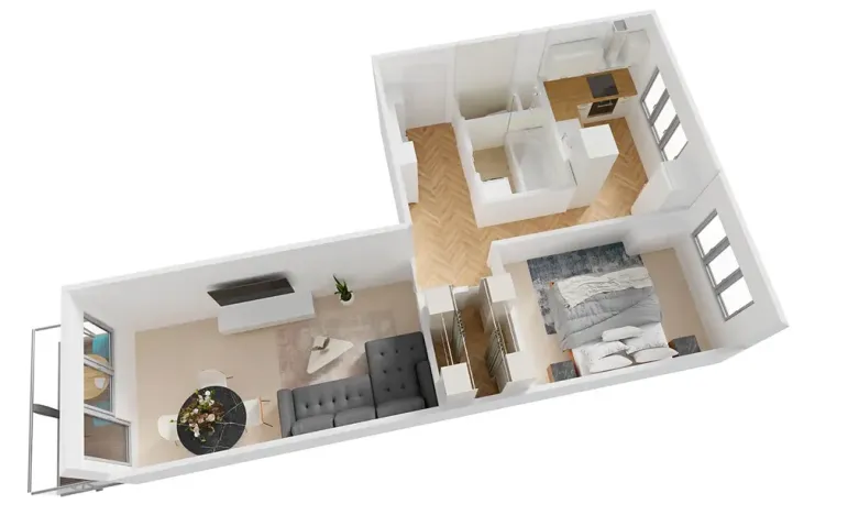 Pronájem bytu 2+1, Ostrava, Mánesova, 55 m2