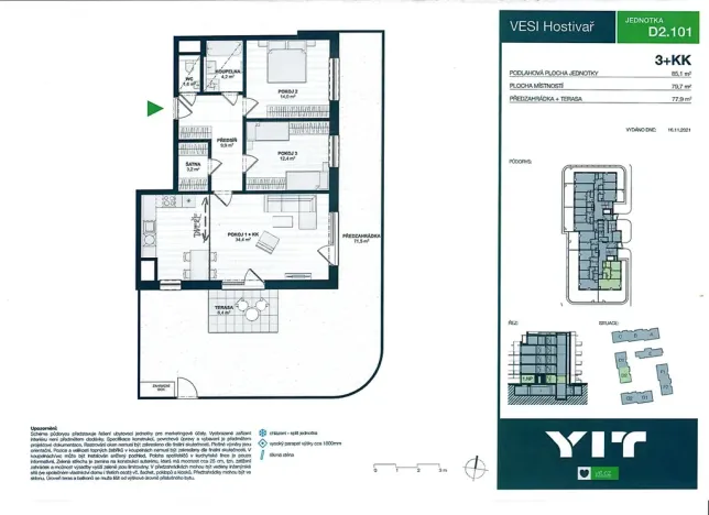 Prodej ubytování, Praha - Hostivař, Nurmiho, 80 m2
