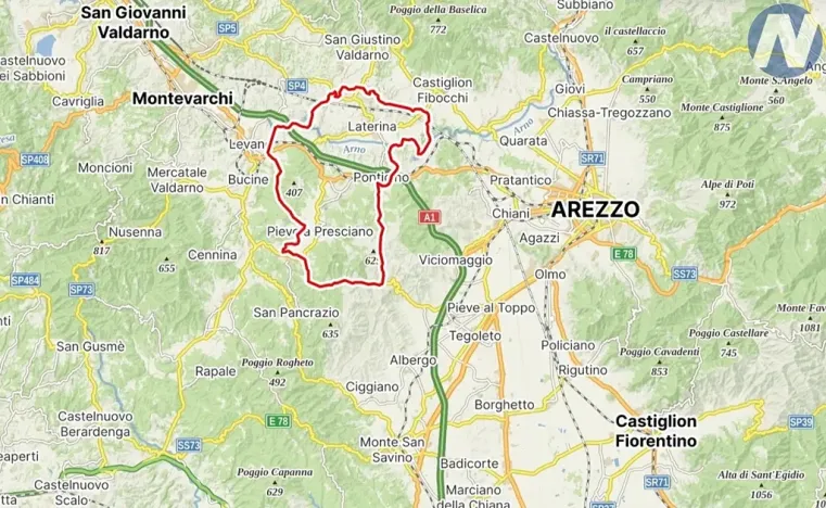 Prodej bytu 4+1, Laterina Pergine Valdarno, Itálie, 110 m2