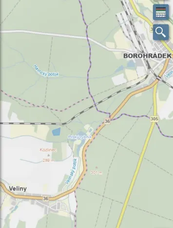 Prodej lesa, Veliny, 16002 m2