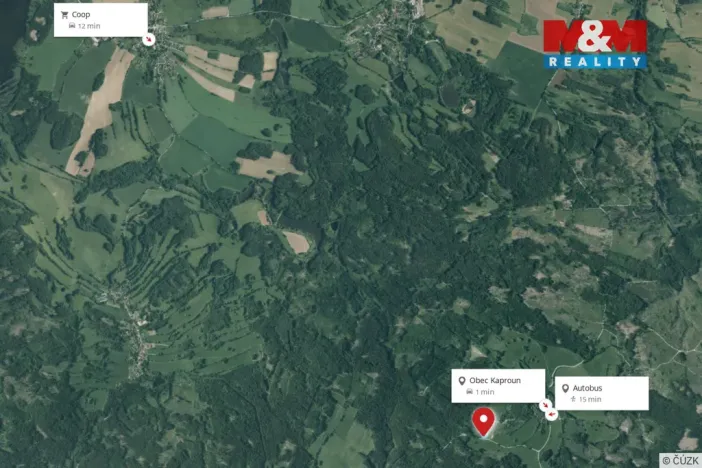 Prodej zahrady, Kunžak - Kaproun, 4664 m2