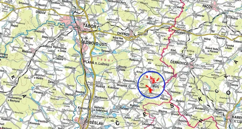 Prodej pole, Mlýny, 46939 m2