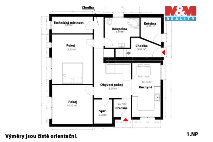 Prodej rodinného domu, Loza, 189 m2
