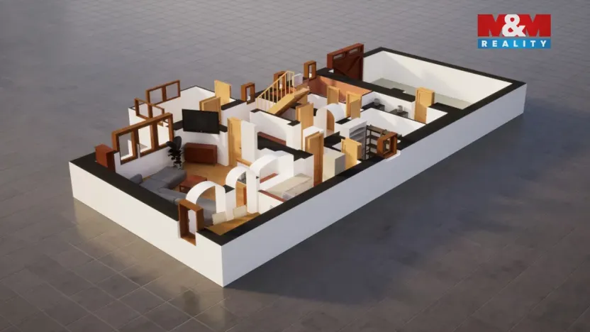 Prodej rodinného domu, Telnice - Liboňov, 265 m2