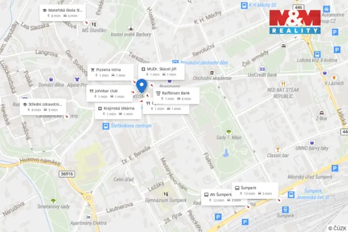 Prodej bytu 1+kk, Šumperk, Komenského, 25 m2