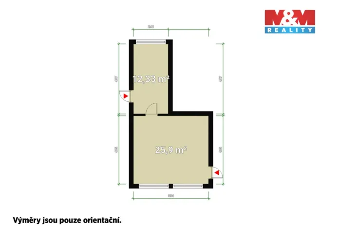 Pronájem obchodního prostoru, Klatovy - Klatovy III, Nádražní, 38 m2