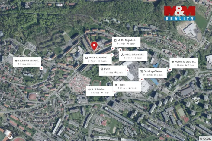 Prodej bytu 4+1, Sokolov, Sokolovská, 81 m2