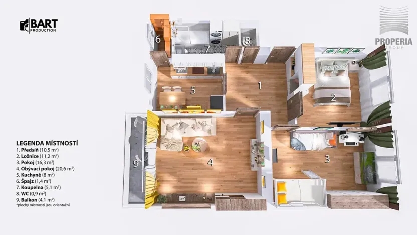 Prodej bytu 3+1, Ostrovačice, Žebětínská, 84 m2