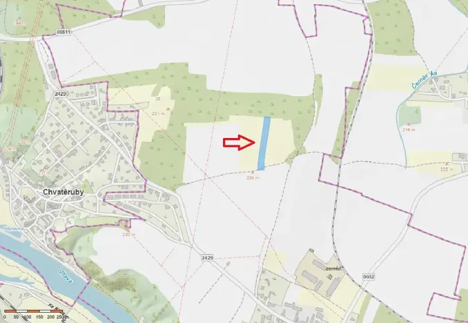 Prodej podílu pole, Zlončice, 4129 m2