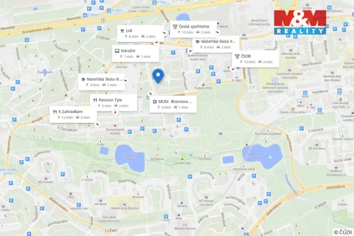 Prodej bytu 2+kk, Praha, Harmonická, 49 m2