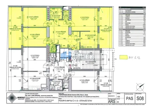 Pronájem bytu 3+1, Praha - Nusle, Na Pankráci, 74 m2