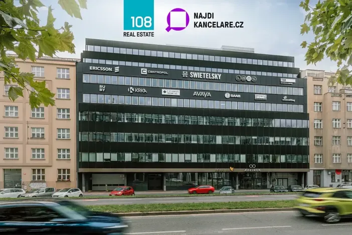 Pronájem kanceláře, Praha - Karlín, Sokolovská, 964 m2