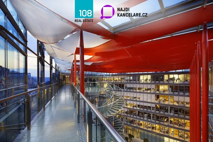 Pronájem kanceláře, Praha - Karlín, Karolinská, 1551 m2