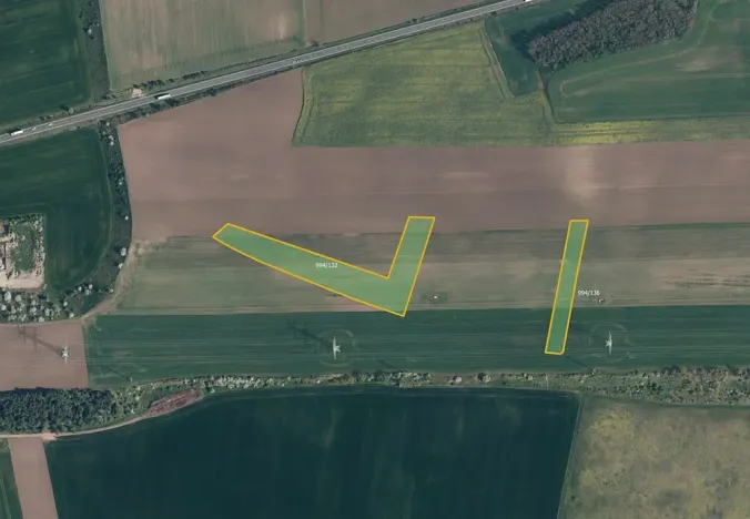 Prodej pole, Sazená, 16348 m2