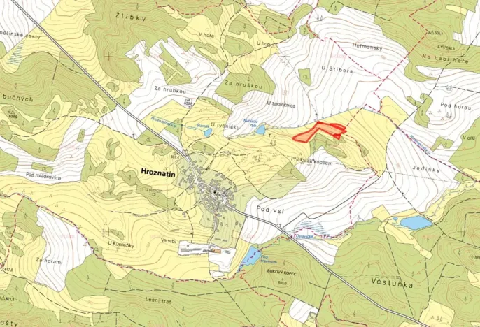 Prodej pole, Hroznatín, 12728 m2