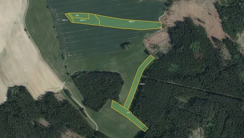 Prodej pole, Lhota-Vlasenice, 49745 m2